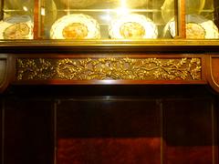 Louis 16 style Displaycabinet very high quality in wood and gilded bronzes, France 1880