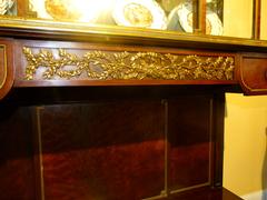 Louis 16 style Displaycabinet very high quality in wood and gilded bronzes, France 1880