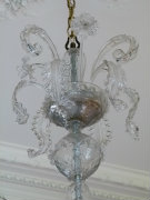 style Murano glass lamp in glass , Italie 1900