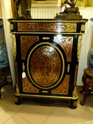 Napoleon 3 style Boulle 1-door cabinet, France 1860