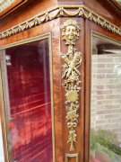 Transition style Displaycabinet signed F.Linke in satinwood and gilded bronzes, France 1890