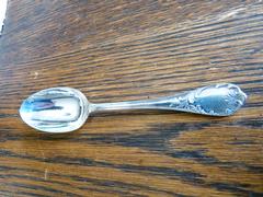 Louis 15 style Dessertspoons of Christofle in silverplated metal, France 1970