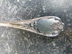 Louis 15 style Dessertspoons of Christofle in silverplated metal, France 1970