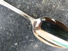 Louis 15 style Dessertspoons of Christofle in silverplated metal, France 1970