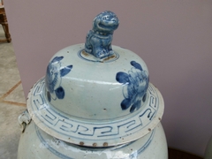 Chinese vases in porcelain, China 1880