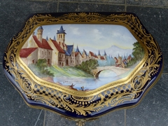 style A huge Sévres box in porcelain, France,Sévres 1900