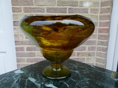 Art nouveau style Centerpiece signed Daum,Nancy in glass, France 1910