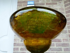 Art nouveau style Centerpiece signed Daum,Nancy in glass, France 1910