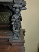 Asiatique style Huge cabinet from a temple, India 1880