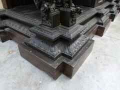 Asiatique style Huge cabinet from a temple, India 1880