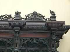 Asiatique style Huge cabinet from a temple, India 1880