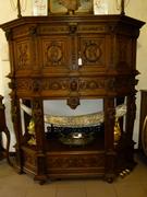 Barock style Cabinet in oak, Germany 1900