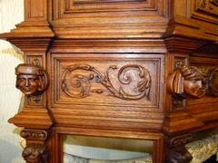 Barock style Cabinet in oak, Germany 1900