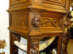 Barock style Cabinet in oak, Germany 1900