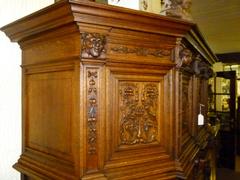 Barock style Cabinet in oak, Germany 1900