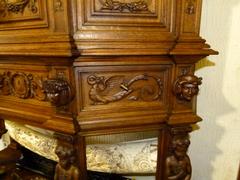 Barock style Cabinet in oak, Germany 1900