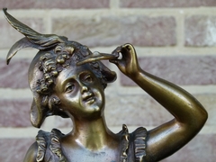 Belle epoque style Sculpture by Mestais 