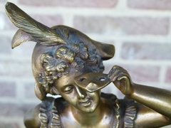 Belle epoque style Sculpture by Mestais 