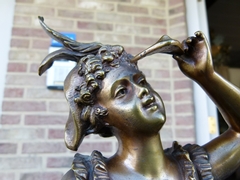 Belle epoque style Sculpture by Mestais 