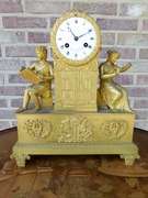 Charles X restauration style Pendule clock 