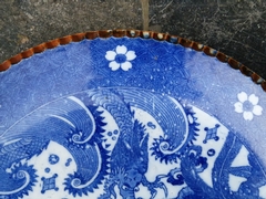 Chinese style Disch white and blue in porcelain, China