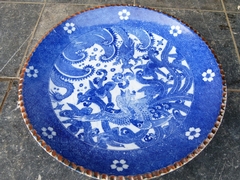 Chinese style Disch white and blue in porcelain, China