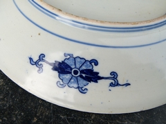 Chinese style Disch white and blue in porcelain, China