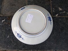 Chinese style Disch white and blue in porcelain, China