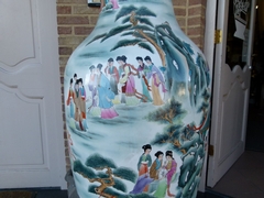 Chinese style Huge Vase in porcelain, China 1950