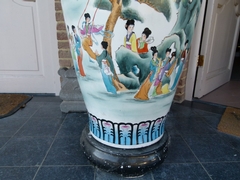 Chinese style Huge Vase in porcelain, China 1950