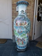 Chinese style Huge Vase in porcelain, China 1950