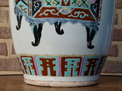 style Chinese porcelain vase 1880