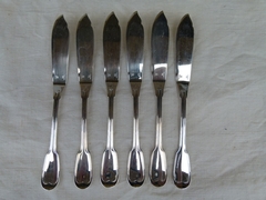 style Christofle cutlery set 77 pieces  in plated silver, France 1950