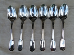 style Christofle cutlery set 77 pieces  in plated silver, France 1950