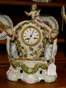 style Clock in porcelain, Germany 1920