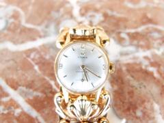 Cyma cymaflex style 18k Golden lady watch in 18k gold total 51gr., Swiss 1960