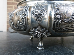 Dutch style Solid silver Box in 835 silver, The Netherlands 1920