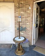 style Floor lamp with putti,s maison Jansen in gilded bronze, France 1920