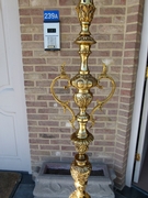 style Floorlamp with putti,s in gilded bronze, Belgium 1960