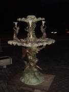 style Fountain  in patinated bronze 1960-70