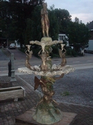 style Fountain  in patinated bronze 1960-70