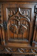 Gotique style Cabinet in Oak, Belgium 1920