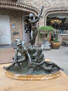Huge Bronze sculpture by Alphonse Jef Strymans 