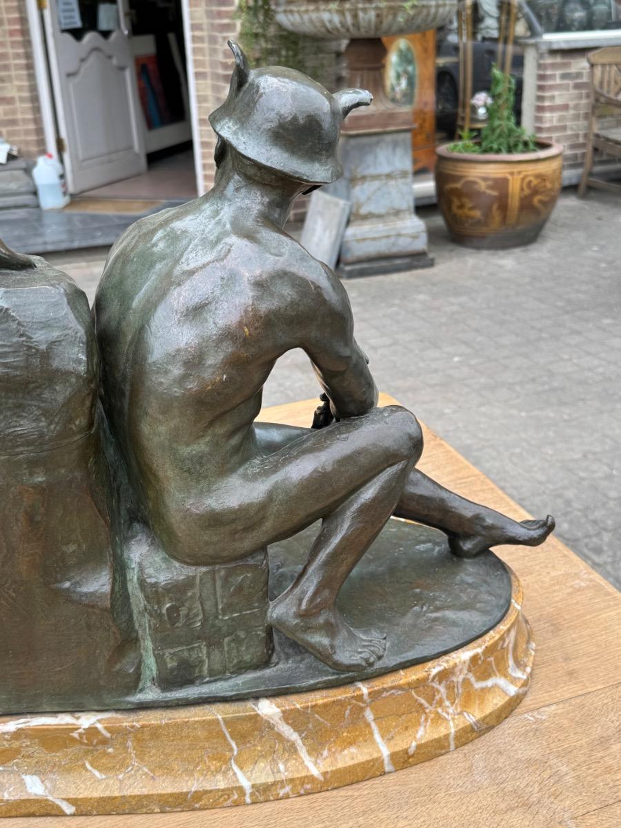 Huge Bronze sculpture by Alphonse Jef Strymans 