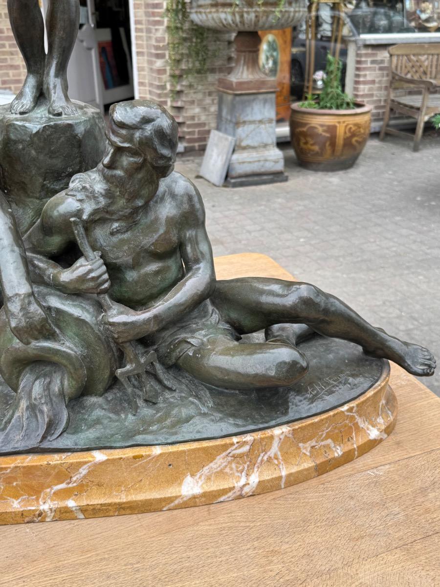 Huge Bronze sculpture by Alphonse Jef Strymans 
