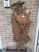 Hunting style Decorative carved and patinated wall sculpture in carved pine 1920