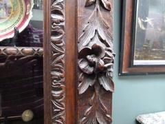 Hunting style Bookcase in carved oak, France 1880