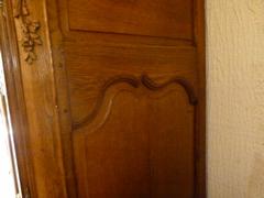 Ile de France style Wardrope in carved oak, France 1800