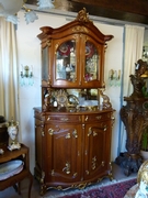 Louis 15 style Cabinet in carved and gilded wallnut, Austria 1890