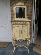 Louis 15 style Cabinet in carved and patinated walnut, Austria,Vienna 1900